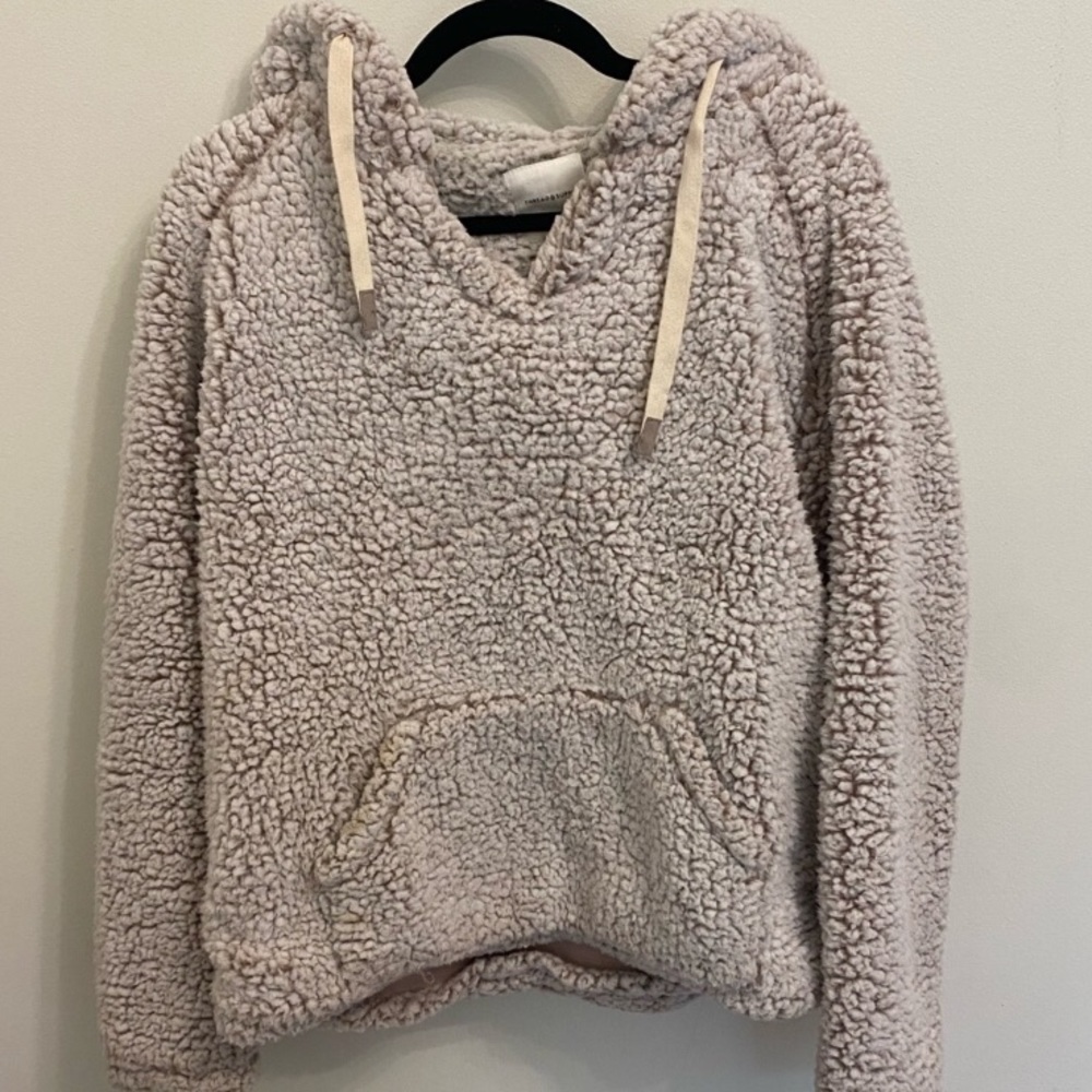 Thread & Supply sherpa sweatshirt